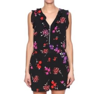 NWT Dex Black floral romper